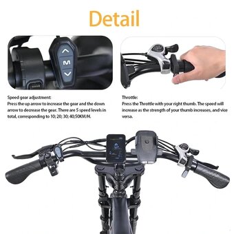 Elektrický bicykel Headeer BK20 - 10