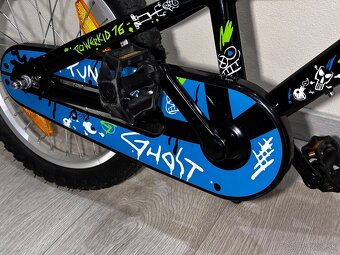 🚲 Detský bicykel Ghost Powerkid 16 – TOP stav + kolieska + - 10