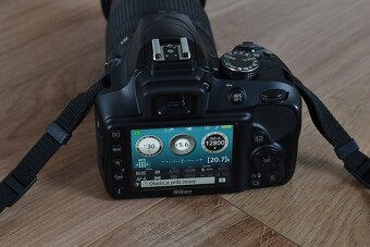 Nikon d3400 s bluetooth - VR objektiv 18-105 AF 7 tis. cvak. - 10