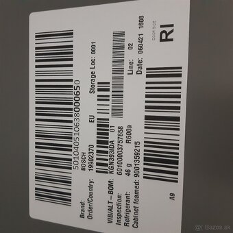 Chladnička s mrazničkou bosch - 10