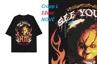 Tričko HM, Tričko Lebky, Tričko Chucky, Košeľa HM - 10