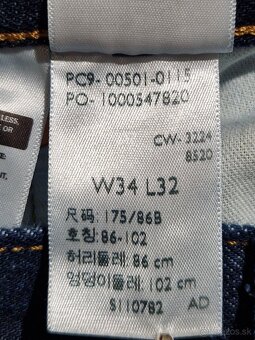 Džíny Levi's 501 Original W34/L32=44/114cm p161 - 10