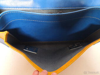 Retro školská taška s pravej kože zachovalá - 10