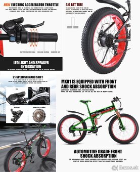 Predám 5-ročný skladací eBike GUNAI MX01 - 10