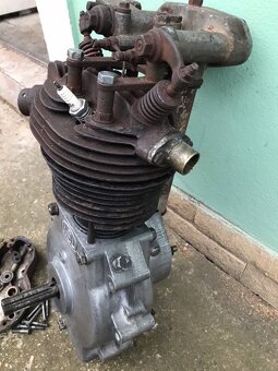 NSU 351 OS, OSL predvojnový motor s liatinovou hlavou - 10