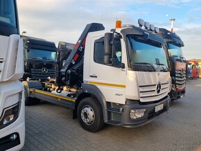 NOVÝ MERCEDES ATEGO 1627 NOSIČ KONTEJNERU + RUKA HIAB - 10