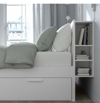 Manželská posteľ BRIMNES z Ikei 160x200 cm - 10