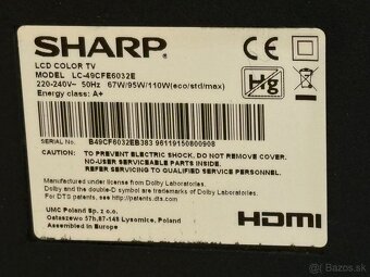 Sharp LC-49CFE6032E FHD Smart 123cm - 10