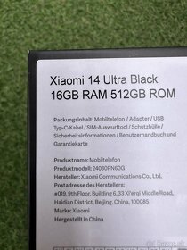 Predam/Vymenim Xiaomi 14 Ultra 512Gb/16Gb Black - 10