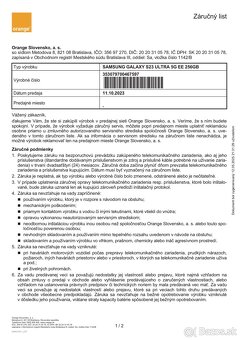Predám Samsung Galaxy S23 Ultra 8GB Rám 256GB Stav Nového - 10