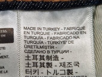 Džíny Levi's 502 W34 L32 - 44x78x107x19 cm p463 - 10