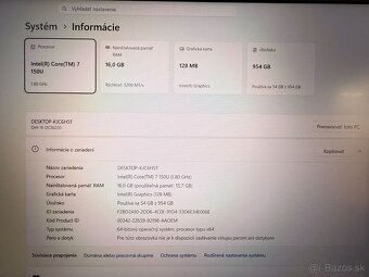 Notebook Dell 16 / Core 7 150U / 16GB RAM / 1TB SSD - 10