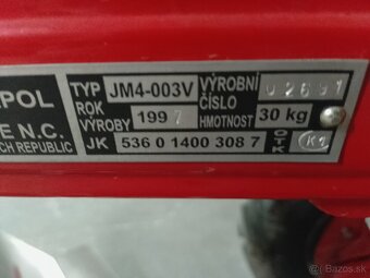 Vari malotraktor,DSK-317,motor Jikov,pluh, nastavovací těles - 10