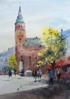 Obraz Košice Akvarel - 10