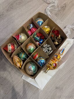 Predám retro sklenené vianočné ozdoby - 10