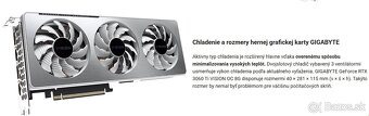 Predam Gigabyte GeForce RTX 3060 Ti VISION OC 8G (rev. 2.0) - 10