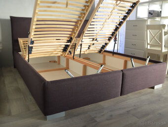 Manželská čalúnená posteľ - 10