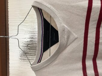 TOMMY HILFIGER originál caramel pánsky svetrik XL - 10