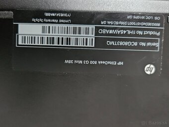 HP EliteDesk 800 G3 mini 35W /256 +120 SSD/8 ddr4 - 10