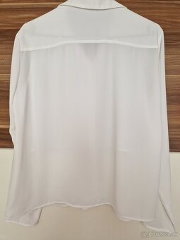 2x košele MANGO veľ. 40, 1x farebná veľ. 40 - 10