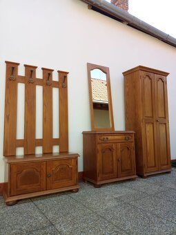 Rustikální nábytek, předsíň, botník, komoda, věšák - 10