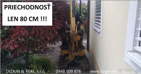 mini Bager zemne prace - 1t - 10