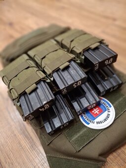 Vesta / Nosič plátov 8Fields zelená, plne vybavená - 10