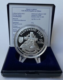 10 euro 2024 - strieborna minca Jan Chryzostom Korec - 10