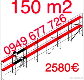 Predám stavebné lešenie, fasádne lešenie pozink - 10