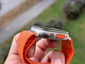 Apple Watch Ultra 49mm, Orange Alpine Loop, ako nové,komplet - 10