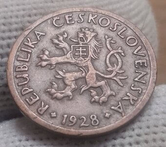 Československé medené 10haliere. - 10