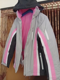 Krasna dámska zimná teplá Bunda - 10