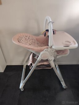 Jedálenská stolička 2 in 1 stolička + lehátko + originál kra - 10