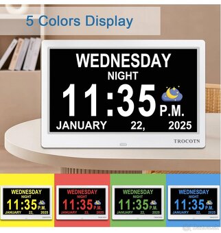 Predám praktické hodiny s budíkmi pre seniorov. - 10