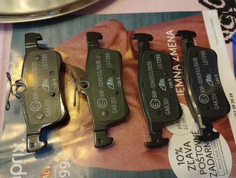 Brzdové platničky doštičky ATE keramické - 10