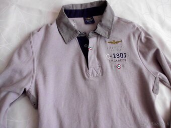 Aeronautica Militare pánske slim polo tričko M - 10