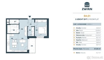 BOSEN | ZWIRN: 2kk priestranný byt v novostavbe, Ružinov, 66 - 10