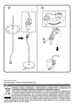 SONY WS FV11 - podlahové stojany na reproduktory - NOVÉ - 10