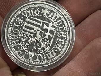 Predám 5x pozlátené a postriebrené mince na foto. - 10