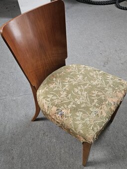 Stôl Halabala rozkládací a 4 stoličky lízátka H-214 - 10