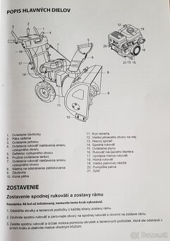Snežná motorová fréza Riwall - 10