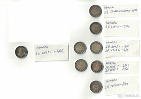 Zbierka nemeckých výročných dvojeurových "2EUR" mincí - 10
