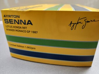 F1 LOTUS HONDA 99T MONACO 1987 AYRTON SENNA MINICHAMPS 1:18 - 10