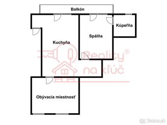 Na prenájom zariadený 2-izbový byt pri centre mesta v NZ - 10
