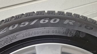Zimné alu 205/60 R16, 5x112, 6,5J, ET46 VW Touran - 10