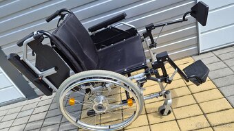 invalidny vozík 48cm pridavne brzdy pre asistenta - 10