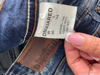 Dsquared dámske rifle W-30 L-34 - 10