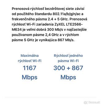 Predám mobilný WiFi router Zyxel - 10