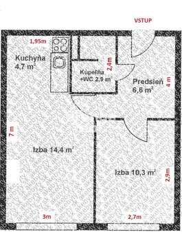 NA PREDAJ 1 a pol IZBOVÝ BYT KEŽMARSKA ULICA - 10