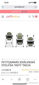 Jedálenská stolička Petite&Mars Tasty - 10